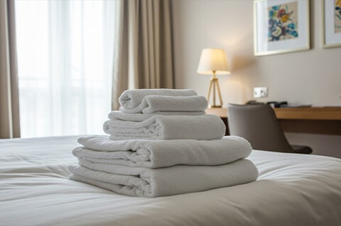 Toallas de hoteleria